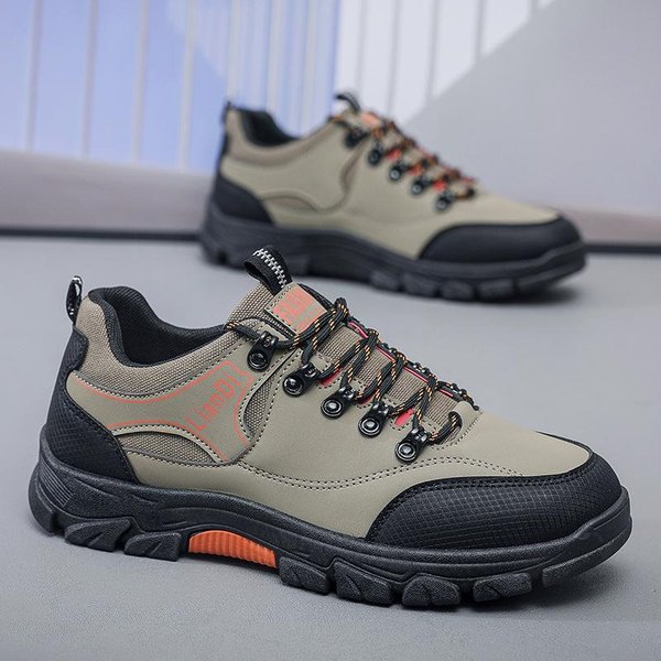 Nuevos Zapatos De Senderismo Para Exteriores De Primavera Zapatos De Moda Zapatos Deportivos Suelas Gruesas VersáTiles Zapatos Para Hombre Ropa De Trabajo Zapatos Casuales 48 Gray-image