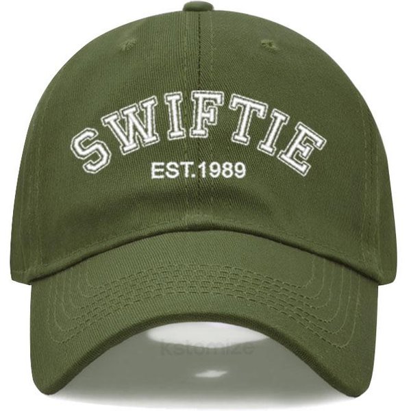 Gorra De BéIsbol Bordada Swiftie 1989 Para Hombres Mujeres Unisex AlgodóN Lavado Gorra De Papá Gorra De Sol Regalo Fans Deportes Al Aire Libre Dropshipping Adjustable Gray-image