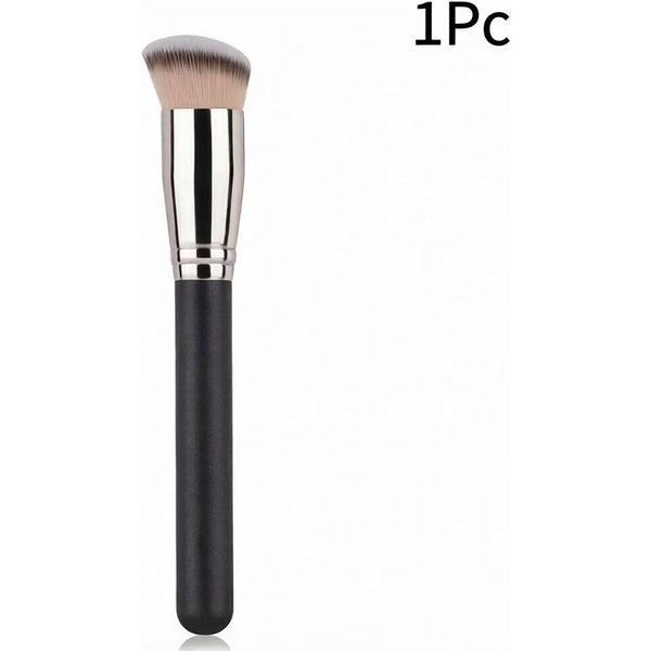 Brocha Base Corrector Premium Contorno Brochas Rubor Impecable Bajo Ojo Densa Brocha De Maquillaje Facial Para Difuminar-image