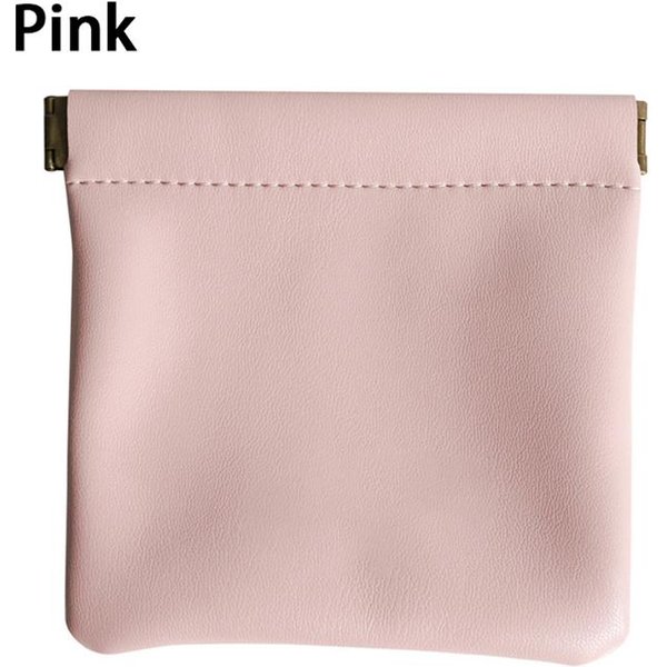 Monedero De Cuero PU Para Hombre Y Mujer Mini Monedero Tarjetero Bolsa Para Dinero Billetera PequeñA Para Guardar Monedas-image
