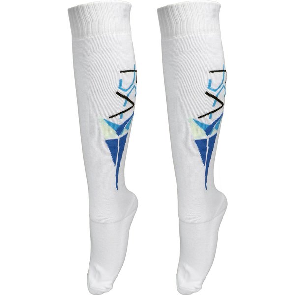 Calcetines De Esgrima Absorbentes De Sudor Transpirables EláSticos Usables AlgodóN Peinado Unisex Medias De Esgrima Para Hombres Mujeres M White-image