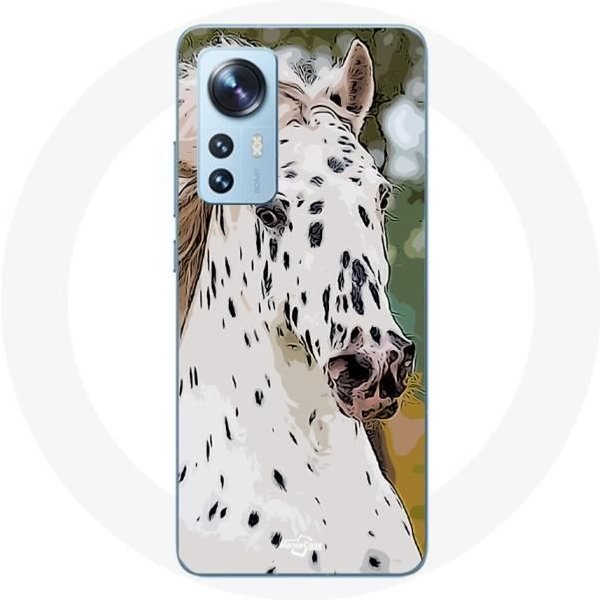 Coque Pour Xiaomi Mi 12 / 12X Appaloosa Cheval Blanc-image