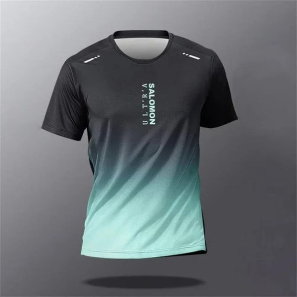 Camiseta Deportiva De Verano Para Correr Al Aire Libre Camiseta Holgada Verano ImpresióN 3D Deportes Ocio Secado RáPido Transpirable Camiseta Para Hombre Y Mujer 6XL Black-image