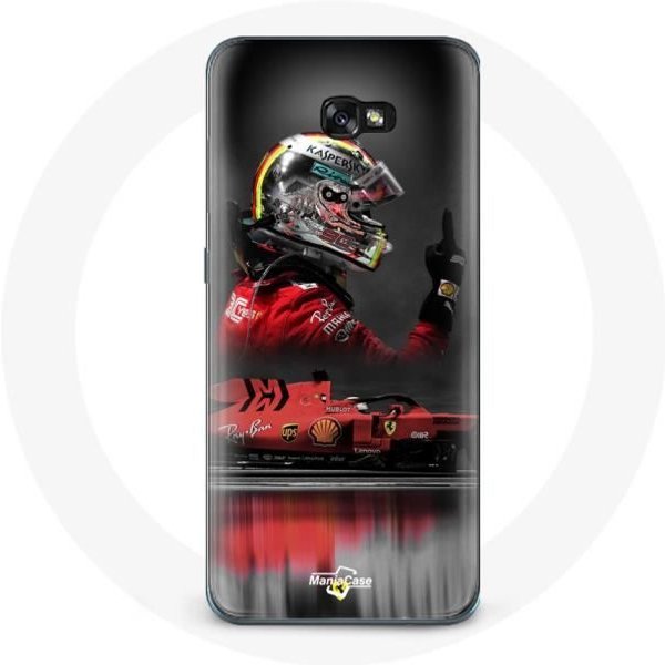Funda Para Samsung Galaxy A8 2016 FóRmula 1 Sebastian Vettel F1 Racing Driver Rojo-image