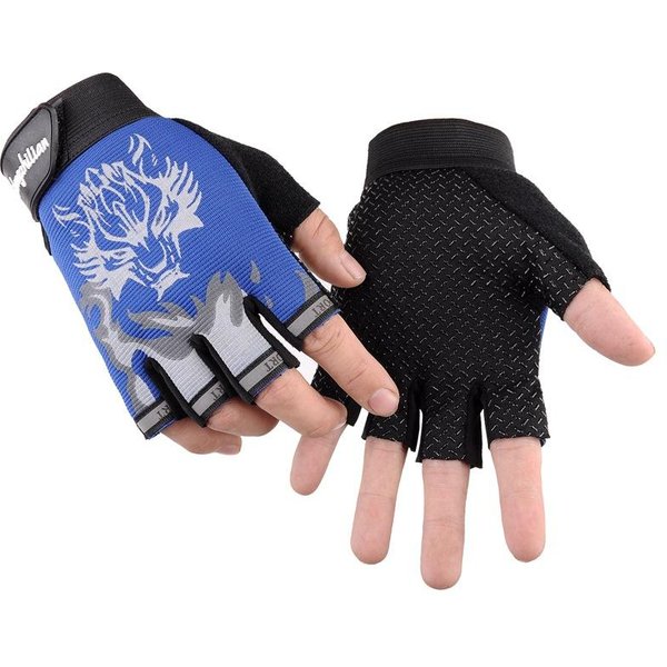 Guantes De Ciclismo De Medio Dedo Guantes TáCticos Transpirables Antideslizantes Dedos Para Hombres Y Mujeres Estudiantes Guantes Finos Para Deportes Al Aire Libre Average Size-image