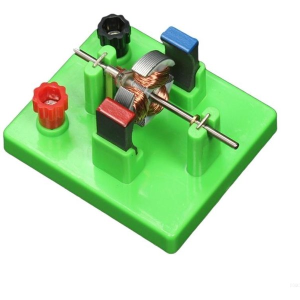 Modelo De Motor EléCtrico CC DIY Experimento De FíSica Ayudas NiñOs Educativo Estudiantes Juguete Escuela Experimento Accesorios De EnseñAnza Green-image