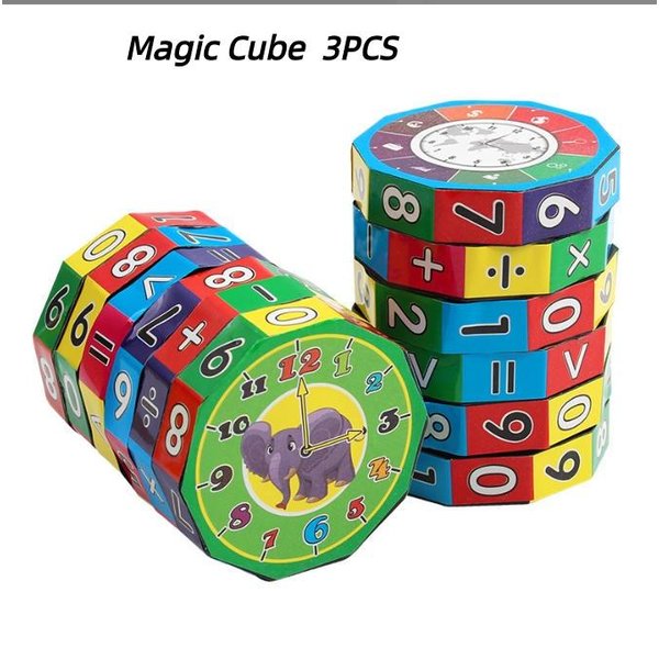 Cilindro MáGico Montessori, Cubo De MatemáTicas Con NúMeros, Juguete AritméTico, Juego De Conteo De MatemáTicas Para NiñOs, Rompecabezas Para EducacióN Y Aprendizaje-image