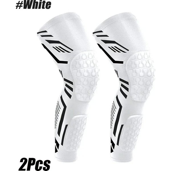 2 Piezas Rodilleras Para Adultos Mangas De CompresióN Para Rodilla Manga Para Pierna Baloncesto Voleibol Rodillera Soporte Para Pantorrilla Rodillera Para Snowboard XXL-image