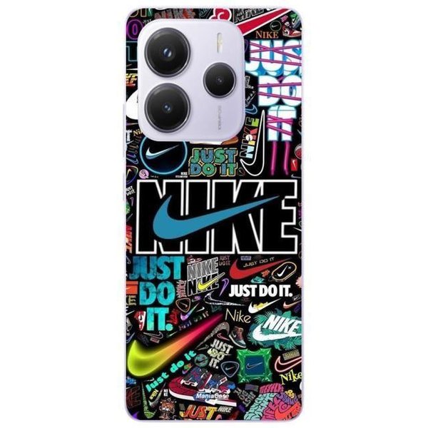 Etui Xiaomi Redmi Note 14 5G Nike Air Kolorowe Styl Just Do It Pikachu Goku Maniacase-image