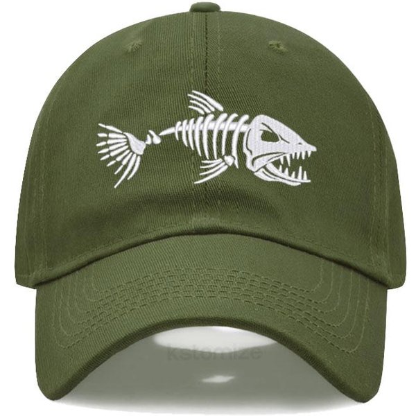 Czapka Z Daszkiem Fishbone Colorado Haftowana BawełNiana Washed Dad Hat Regulowana Unisex Codzienna Sportowa-image