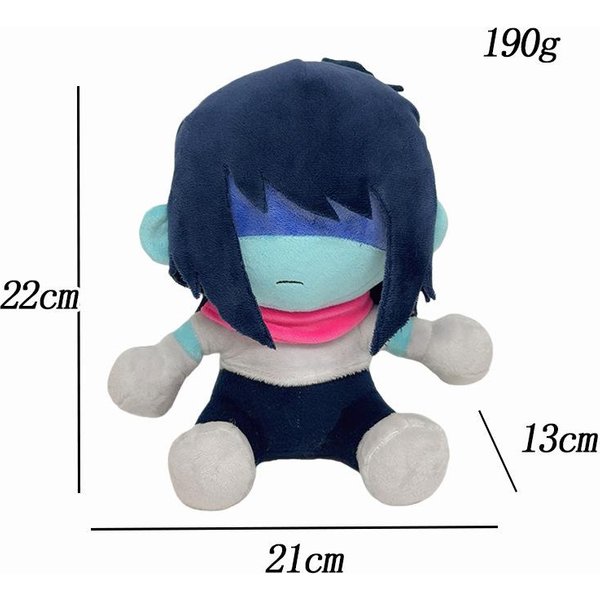 Nowa Pluszowa Lalka Kris Z Deltarune 22 Cm Urocza Postać Z Gry Zabawka Pluszowa Dekoracja Domu Poduszki Kolekcjonerskie Dla FanóW Prezenty Urodzinowe I śWiąTeczne-image