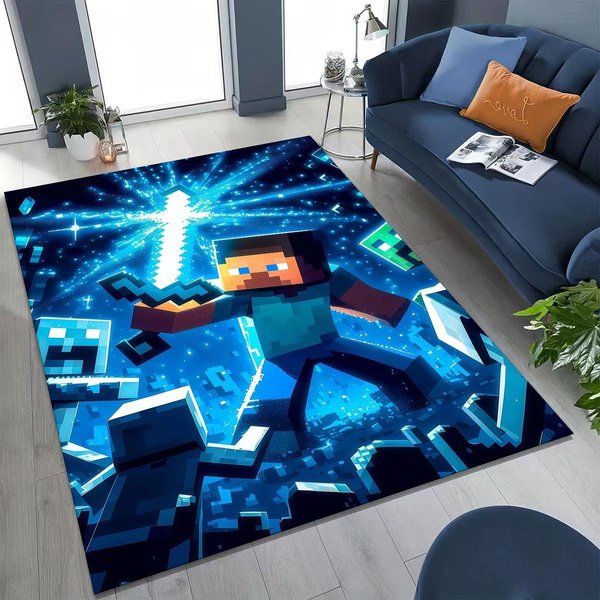 KreskóWkowy Dywanik 3D S-Sandboxs Do Sypialni Salonu Kanapy Domu Dekoracja Wycieraczka, DużY AntypośLizgowy Dywanik Do Zabawy Dla Dzieci Prezent 230X160Cm( 90X62In )-image