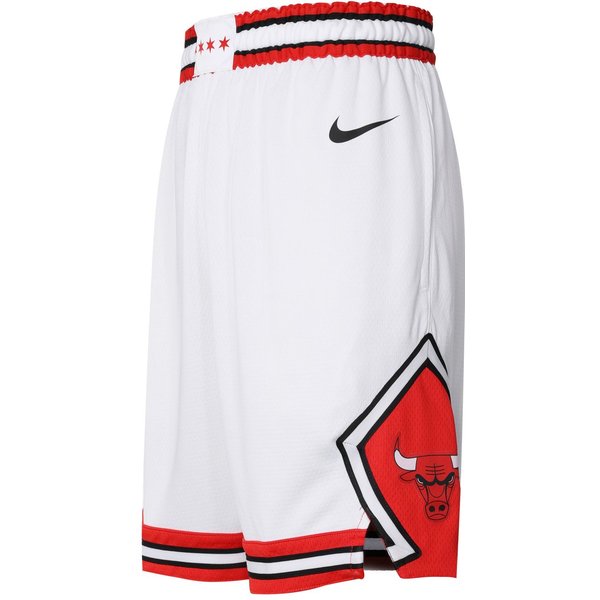 Nike NBA Chicago Bulls Swingman Association Edition Spodenki Dri-Fit BiałE MęSkie Streetwear AJ5592-100 M White-image
