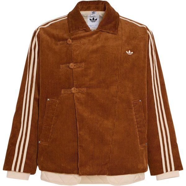 Chaqueta Acolchada Adidas Originals AñO Nuevo FW25 CNY Nuevo Estilo Chino CáLida Pana Deportes Manga Larga AlgodóN Abrigo Chaqueta Unisex KQ5135 L-image