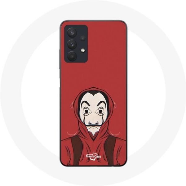 Funda - Maniacase - Samsung Galaxy A32 5G - Flexible - MáScara De Dalí - Blanco-image