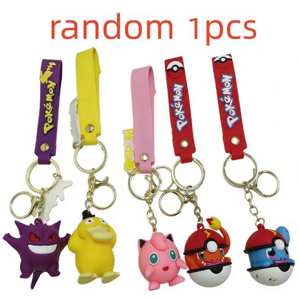 Brelok Pikachu Pok É Mon KreskóWkowa Urocza Lalka Brelok Do Samochodu Dekoracja Torby MałY Prezent Yellow-image