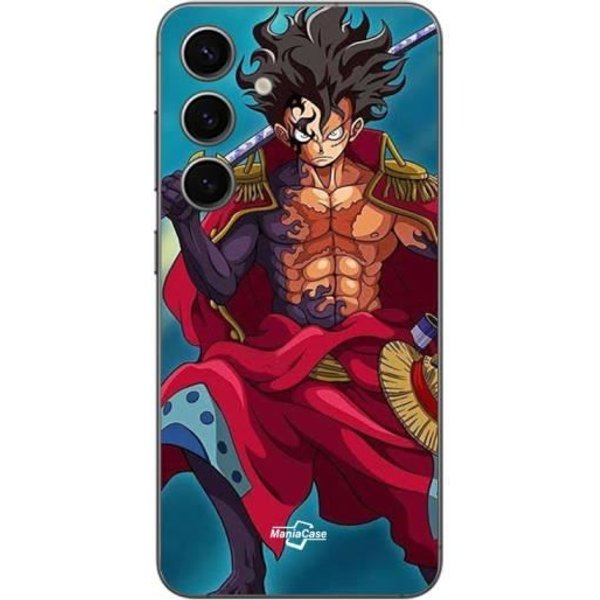 Coque - One Piece - Samsung Galaxy S24 - Luffy Enters Gear 5 - Souple - Bleu-image