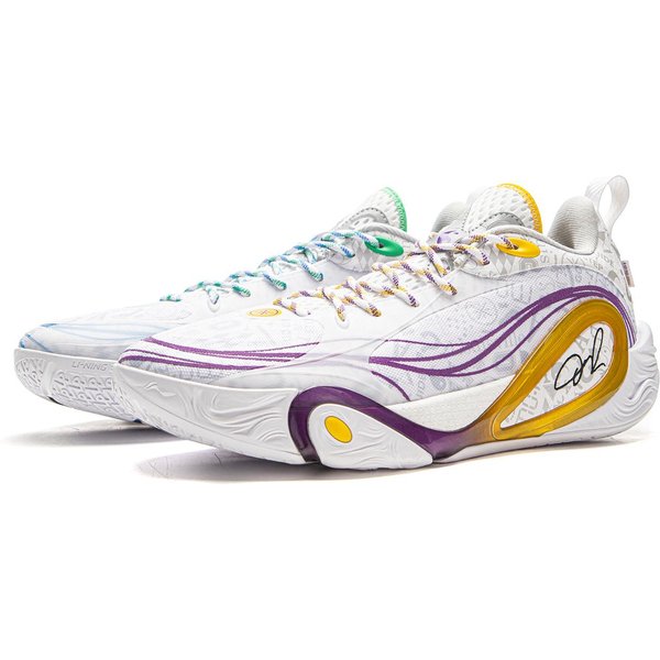 Zapatillas De Baloncesto Li-Ning Li Ning DLO 1 AmortiguacióN CañA Baja Hombre Blanco 46-image