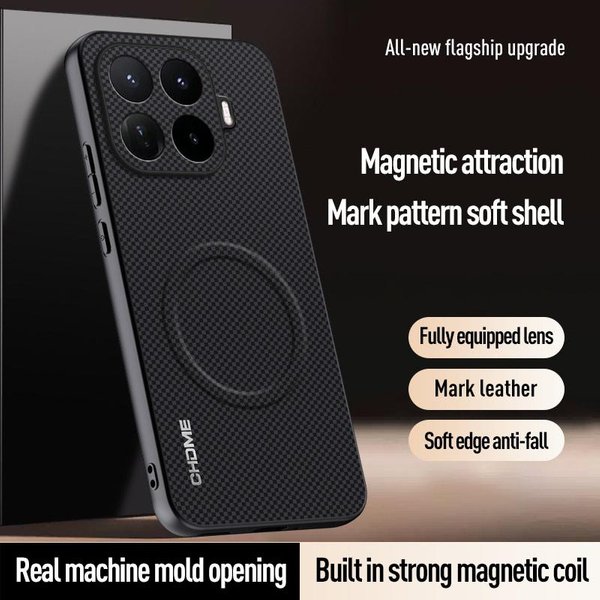 Dla 17T 15T Pro Etui Nowe Matowe Modne Wysokiej JakośCi Dla Magsafe Magnetyczne Odporne Na WstrząSy Pokrowiec Dla 17T 15T Obudowa Xiaomi 17T Pro Czarny-image