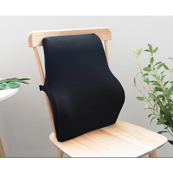 CojíN De Apoyo Lumbar Para Coche Almohada AlgodóN ViscoeláStico Soporte De Cintura Almohada Lumbar De Oficina CojíN Lumbar CojíN De Asiento CojíN Para Respaldo De Asiento 44X40Cm-image