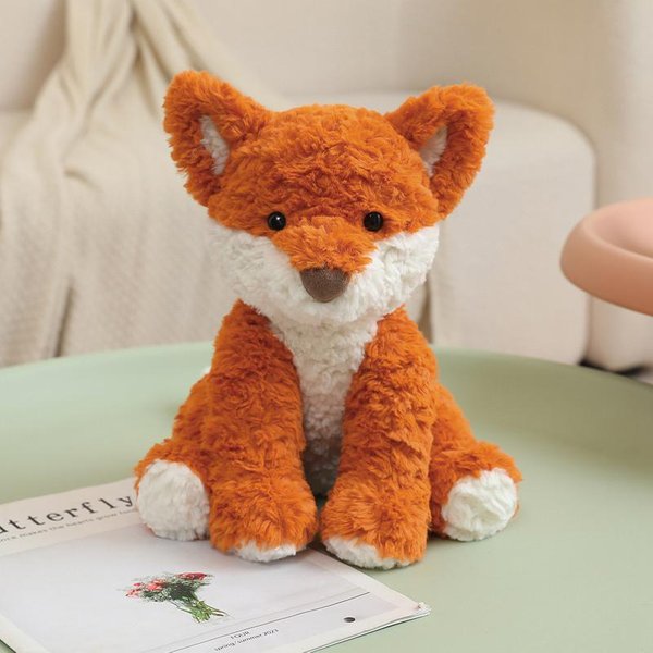 25 Cm KreskóWka Urocza Pluszowa Lalka ZwierząTko Lis Koala NiedźWiedź Pies Lew MałPa Owca SłOń ŚWinia Jeleń Pluszowa Zabawka Dekoracja Domu Prezent Dla Dziecka About 25Cm-image