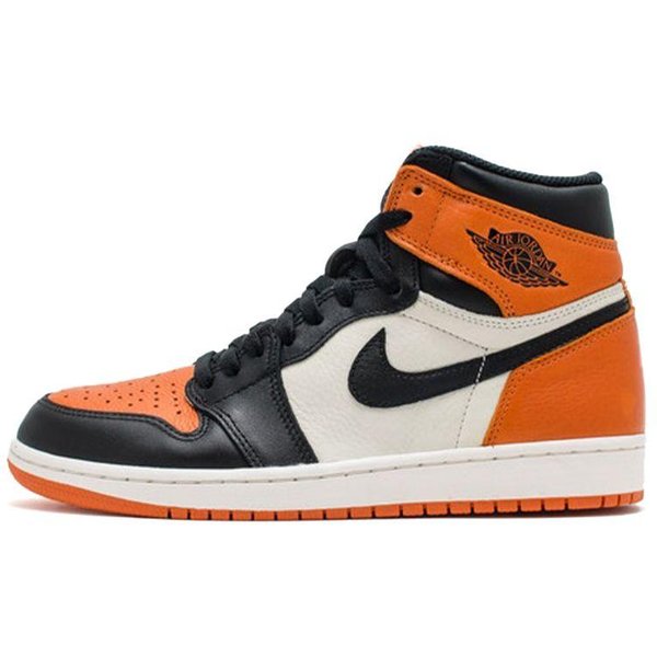 Air Jordan 1 Retro High OG Shattered Backboard 2015 MęSkie Sneakersy PomarańCzowy Czarny Rozgwiazda 555088-005 45 Black-image