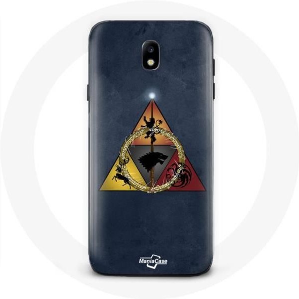 Funda - Juego De Tronos - Samsung Galaxy J3 2017 - Logo TriáNgulo Baratheon - ProteccióN Contra Golpes - RíGida-image