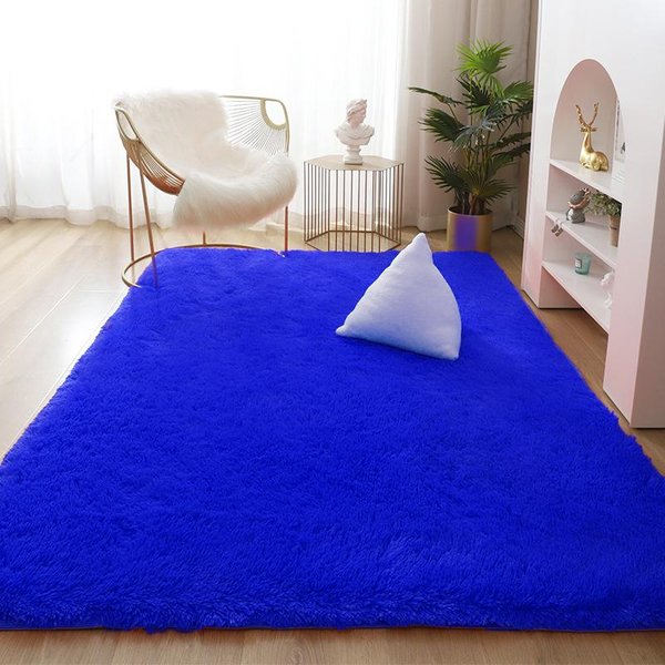 MięKki Puszysty Dywan RóżOwy żółTy BiałY Wielobarwny Dywanik Dekoracja Sypialnia Dziewczyna DużY Dywan Pluszowy Na Mata Do Salonu Shaggy 80X120Cm-image