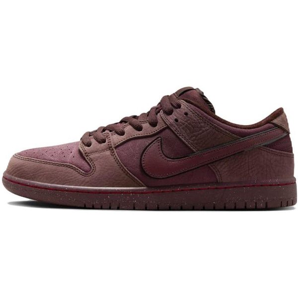 Nike Dunk Low Premium SB Kolekcja City Of Love - Burgundy Crush MęSkie Sneakersy Czerwone Ciemne-Czerwone Ziemiste FN0619-600 42-image