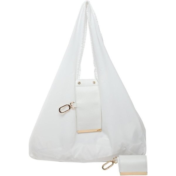 Mini Bolso Tote Reutilizable Gran Capacidad EcolóGico Plegable Bolsa De Compras Llavero Ligero Ampliable Bolsa Reutilizable-image