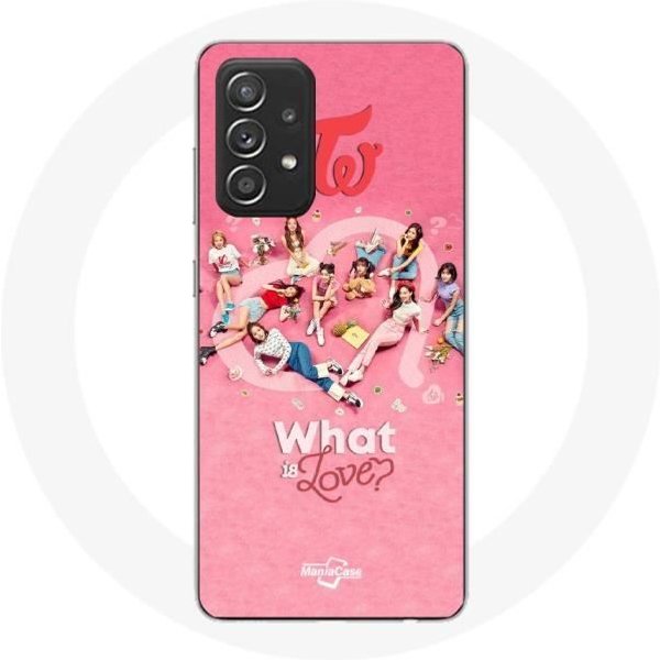 Funda Para Samsung Galaxy A33 5G - Maniacase - Logo Rojo Twice - Silicona Blanda - ProteccióN Negro-image