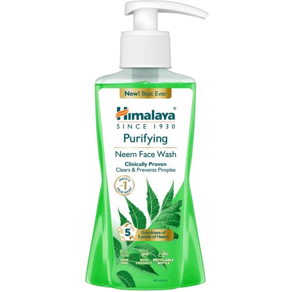 Himalaya OczyszczająCy ŻEl Do Mycia Twarzy Z Neem 200Ml Dla Czystej SkóRy I Zapobiegania TrąDzikowi Delikatny Codzienny ŚRodek MyjąCy Dla MężCzyzn I Kobiet-image
