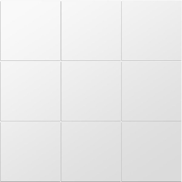 9 Piezas DIY Cuadrados Pegatinas De Pared Espejo 15Cm Azulejos Autoadhesivos DecoracióN De Espejo 3D Para DIY AcríLico-image