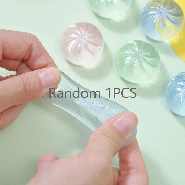 Mini KryształOwe BułEczki Na Parze Squishies - TPR Kulka Do ŚCiskania PierożEk Sensoryczna Zabawka Fidget RozłAdowująCa Stres Prezenty Gray-image