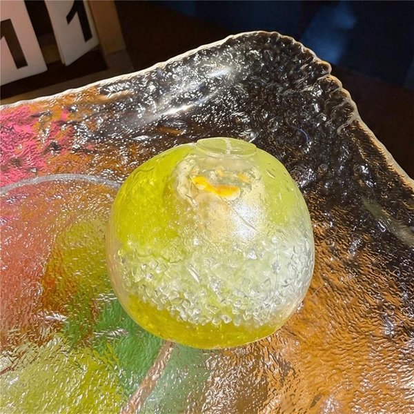Owocowa BłOtnista RęCznie Robiona Kulka Squishy Truskawka Kiwi MrożOna ZamrażArka LóD BłOtnisty ChrupiąCa Tekstura Asmr Zabawka Do ŚCiskania Zabawka Dla Autyzmu Adhd-image