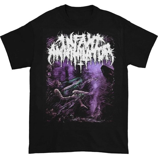 Infant Annihilator Zespół MiłOśNik Muzyki BawełNa Czarny Wszystkie Rozmiary S Do 5XL Koszulka Unisex Koszulka S Gray-image