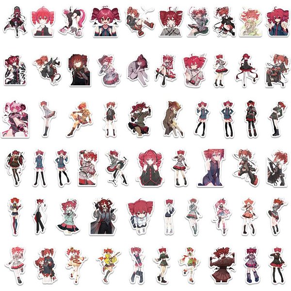 60Uds Pegatinas De Dibujos Animados Kasane Teto Para Scrapbooking DIY PapeleríA Agenda TeléFono Taza De Agua Equipaje Pegatinas Impermeables-image