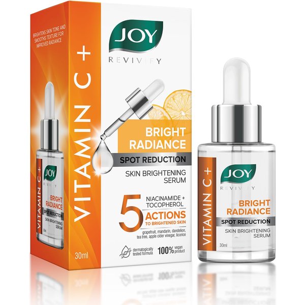 Serum Facial Joy Bright Radiance Vitamina C 30Ml Paquete De 1 Para Iluminar La Piel Y Reducir Manchas Oscuras Orange-image