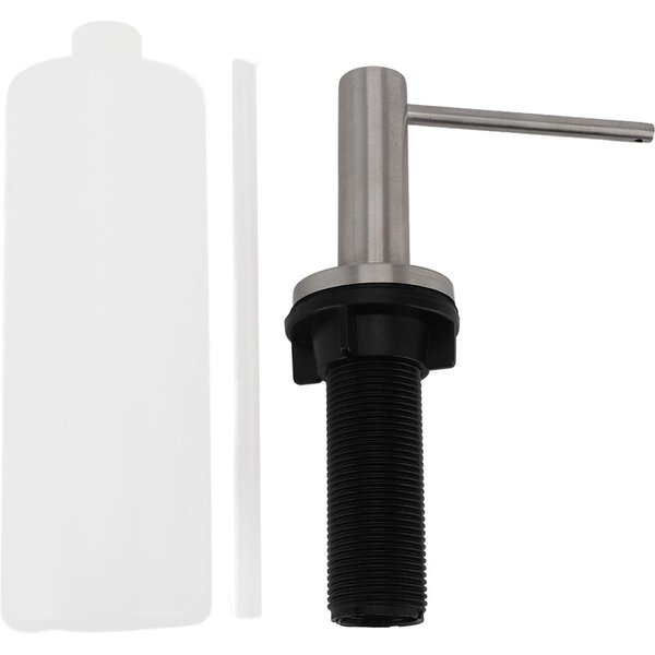 Dispensador De JabóN Para Fregadero De Cocina Dispensador De JabóN Para Fregadero Empotrado Cabezal De Bomba De JabóN De Cocina JabóN Para Platos Mano Gray-image