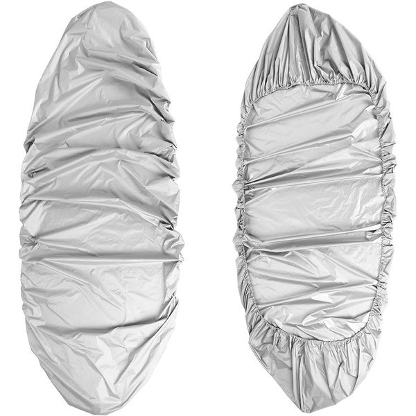 Funda Impermeable Para Almacenamiento Y ProteccióN Solar UV De 3,5 M Para Kayak, Barco, Canoa De 2,6-3 M 3.5M Grey White-image