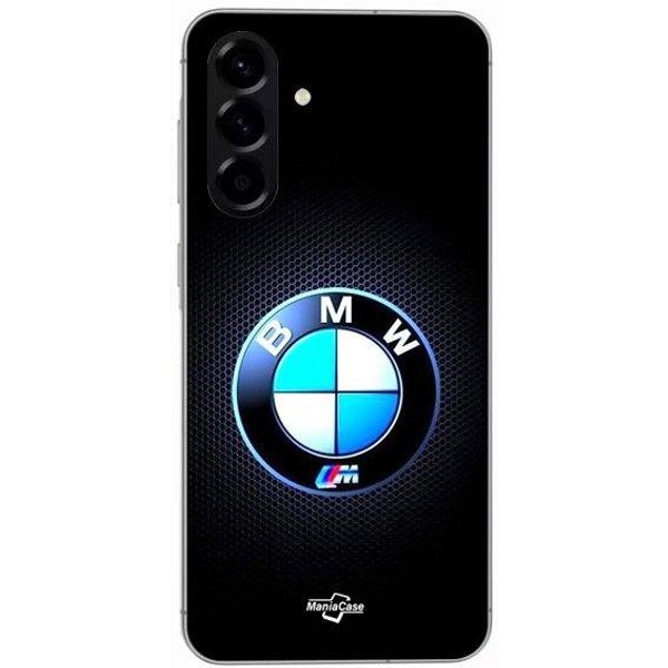 Etui - Maniacase - Samsung Galaxy A36 - Silikonowe - Logo Bmw M - WykońCzenie Karbonowe-image