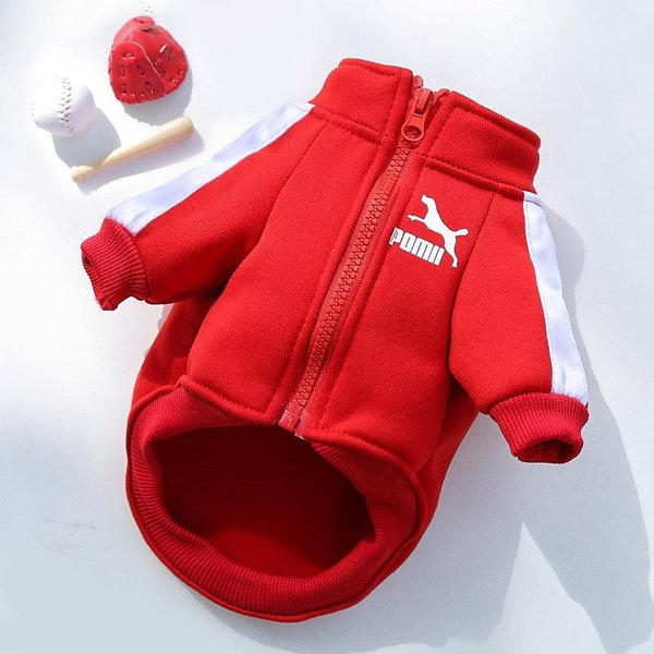 Kurtka Dla Psa Baseballowa Zimowe Ubrania Dla Psa Dla MałYch I śRednich PsóW Szczeniak Kamizelka Dla ZwierzęCia Bluza Buldoga Francuskiego Kostium Chihuahua PłAszcz Mopsa 4XL-image