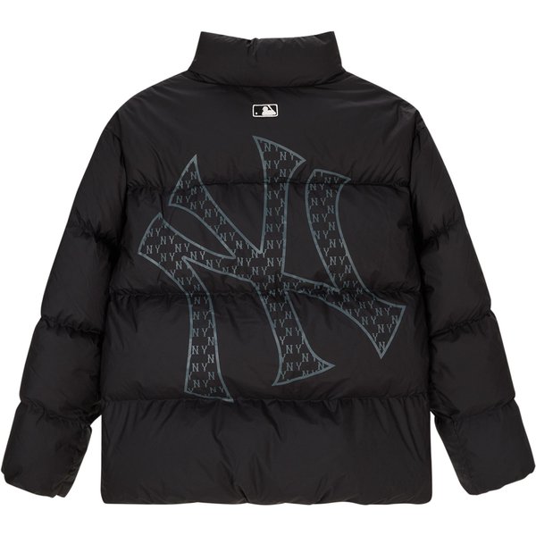 MLB 23FW New York Yankees Cuello Alto Logo Grande Chaqueta Corta De PlumóN Vintage Chaquetas Unisex 3ADJM0636-50BKS XXL Black-image