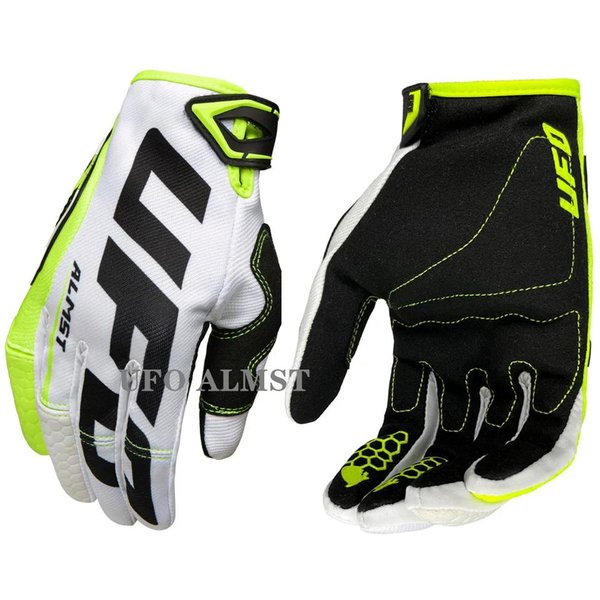 UFO Almst RęKawice Motocyklowe Off-Road Enduro Odporne Na WstrząSy MęSkie WyśCigowe Guantes Moto Cross Luvas Motorbike MX ATV RęKawice Na Lato L BiałY-image