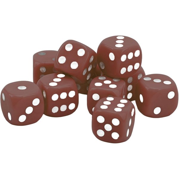 Juego De 30 Dados De 16MM De PláStico De 6 Caras Con Esquinas Redondeadas Cubos De Dados Para Juegos De Mesa Juegos De Tablero Amarillo-image
