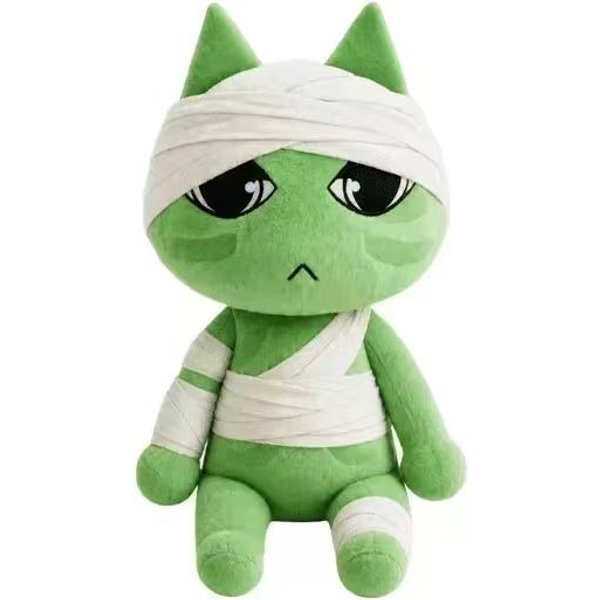 Hospital De Animales De Terror Perro Azul Peluche MuñEco Suave Relleno Figura De Dibujos Animados Coleccionable Para Adultos Fans DecoracióN Del Hogar Regalo Abrazable-image