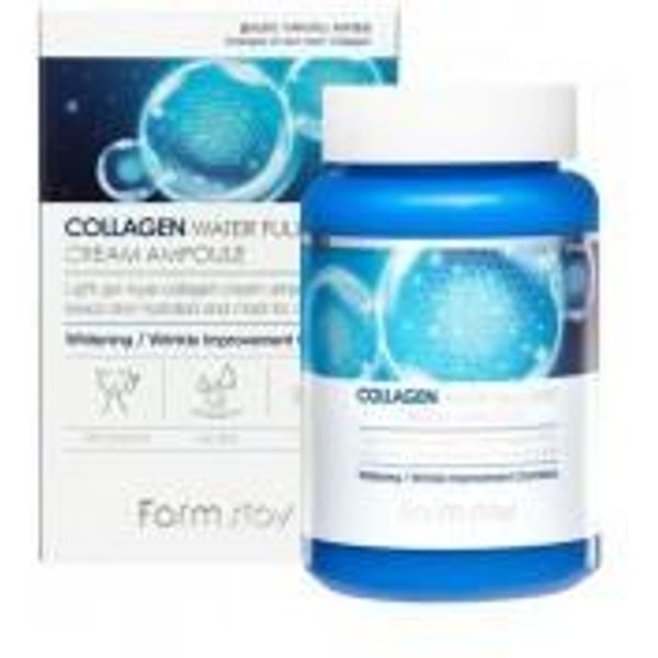 Farm Stay Collagen Water Full Moist Cream Ampoule 250 Ml - AmpułKa Do Twarzy Collagen Z Kolagenem-image