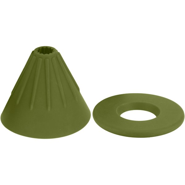 Colador De Filtro De Café De Resina De Silicona Reutilizable Goteador Accesorio Para Cafetera Para El Hogar Verde-image