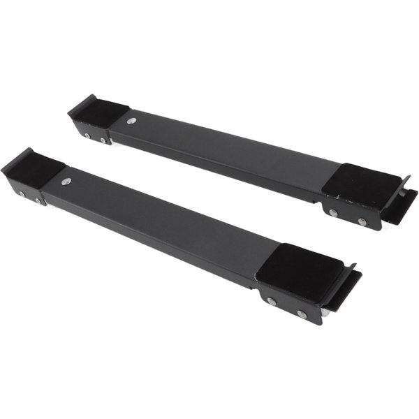 2 Piezas Rodillo Para Muebles ElectrodoméSticos Acero 300Kg Capacidad De Carga Base MóVil Extensible Para Lavavajillas Negro-image