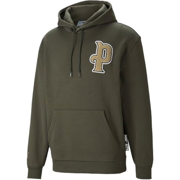 Sudaderas Puma Para Hombre Verdes Con Capucha Moderadas De Corte Regular XL-image